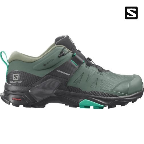 Salomon X Ultra 4 GTX Turisticke Topanky Damske Zelene Čierne | SK 2XMFEN